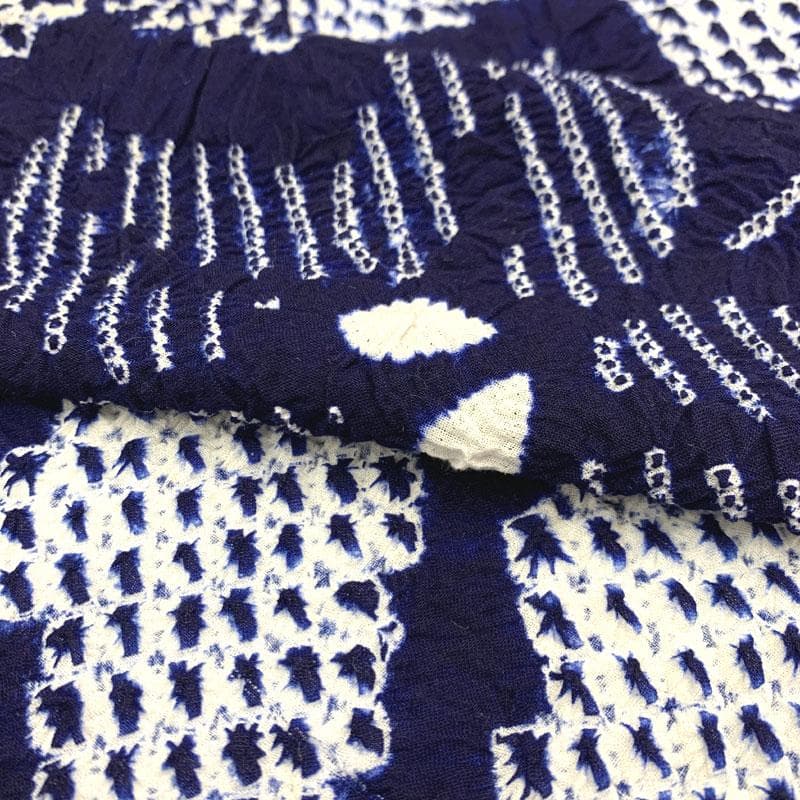 〇【最終値下げ】505ml48〇花 浴衣 反物 有松鳴海絞り 絞り染 木綿〇