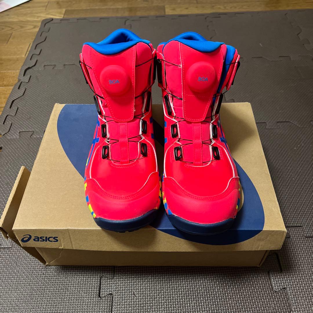 ASICS ピンクハイカット限定安全靴