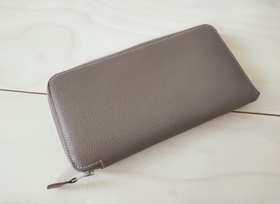エルメス アザップロング シルクイン エトゥープ ロングウォレット長財布