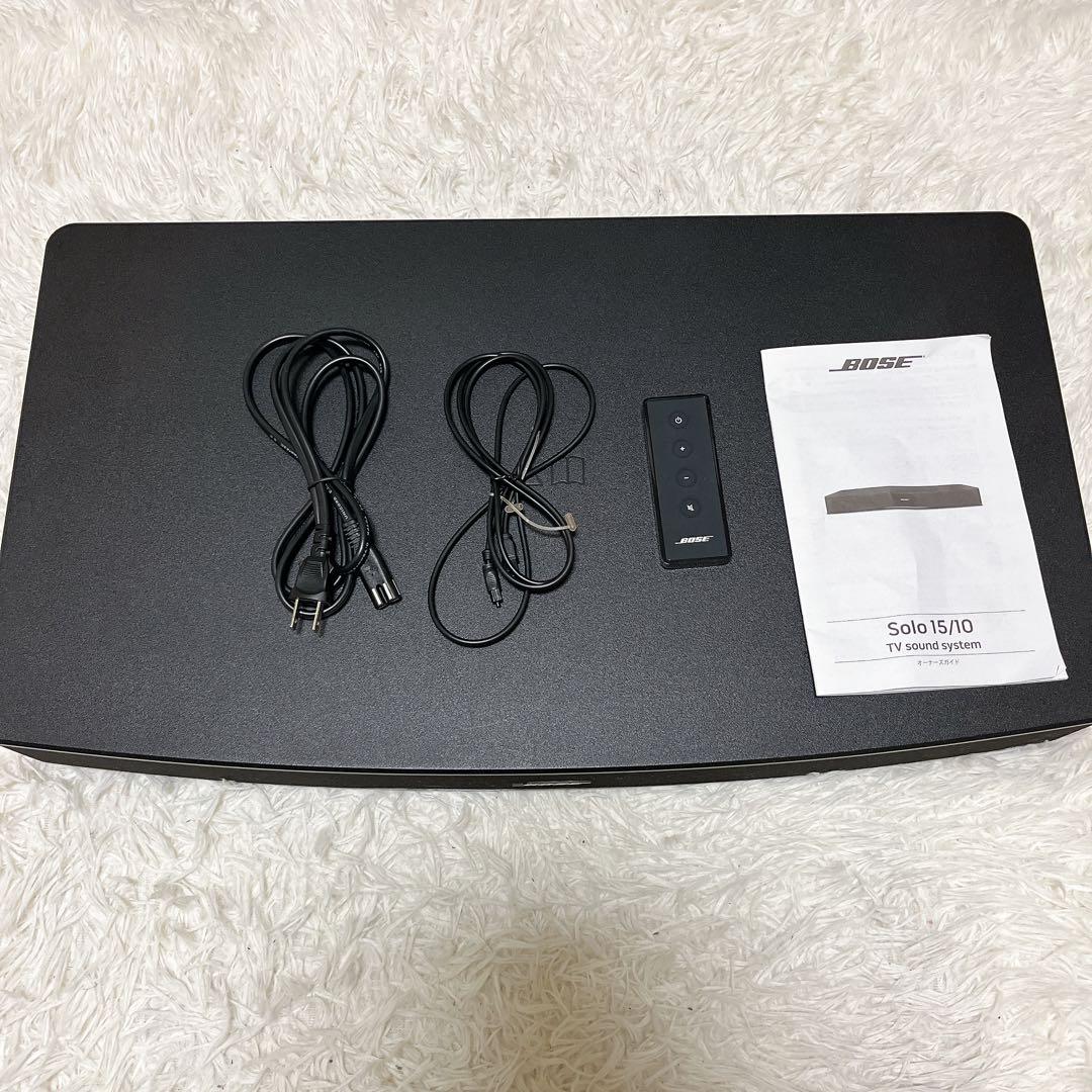 美品　BOSE SOLO15 TV サウンドシステム リモコン付き