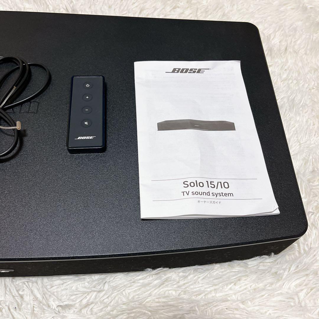 美品　BOSE SOLO15 TV サウンドシステム リモコン付き