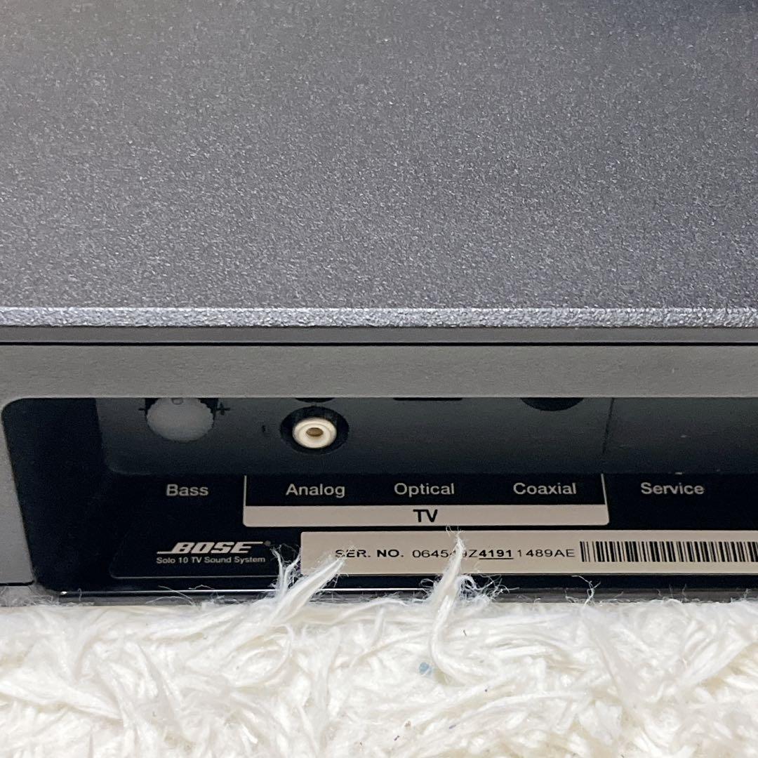 美品　BOSE SOLO15 TV サウンドシステム リモコン付き
