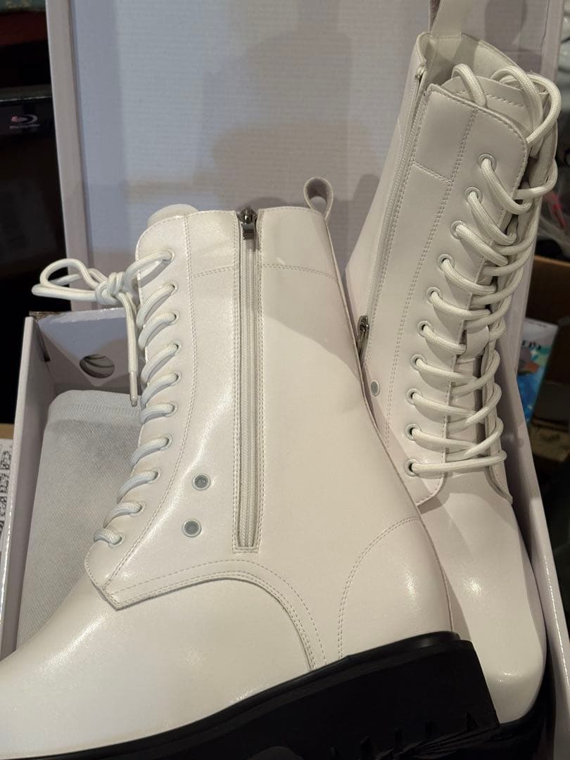 ！画像アップ！コスプレ、アシスト製19センチアップブーツ、爆盛コスプレブーツ