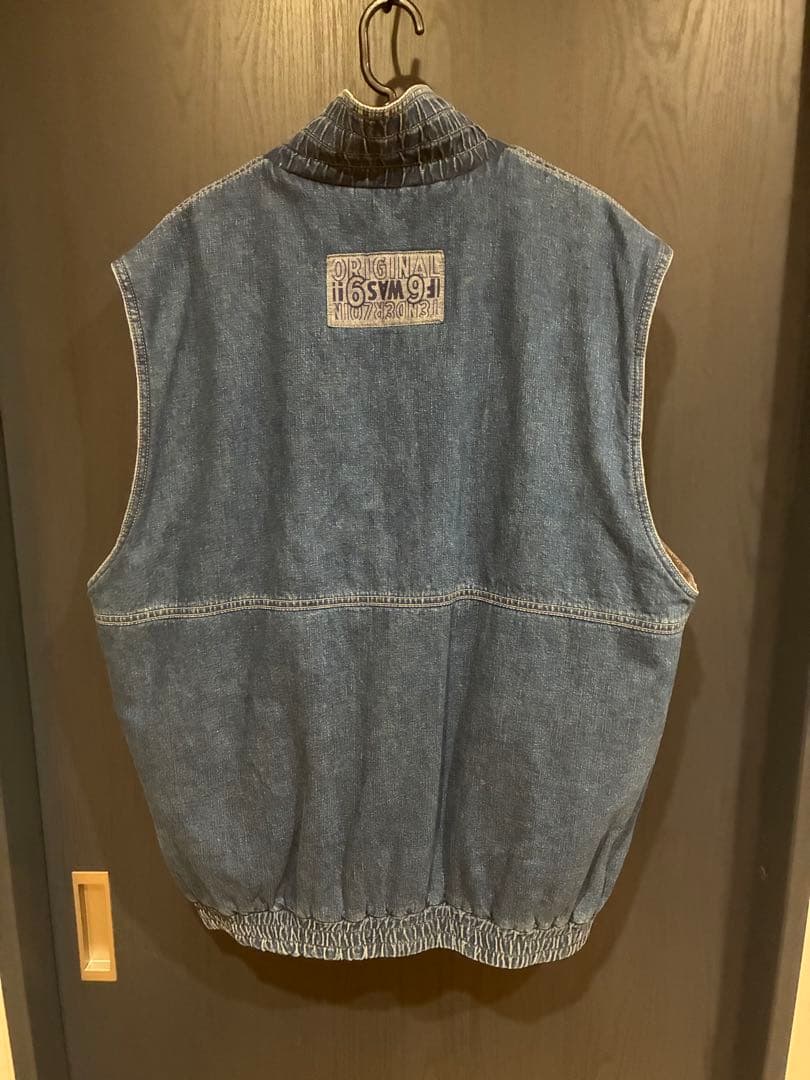 テンダーロイン TENDERLOIN デニムブランケットリバーシブルベスト
