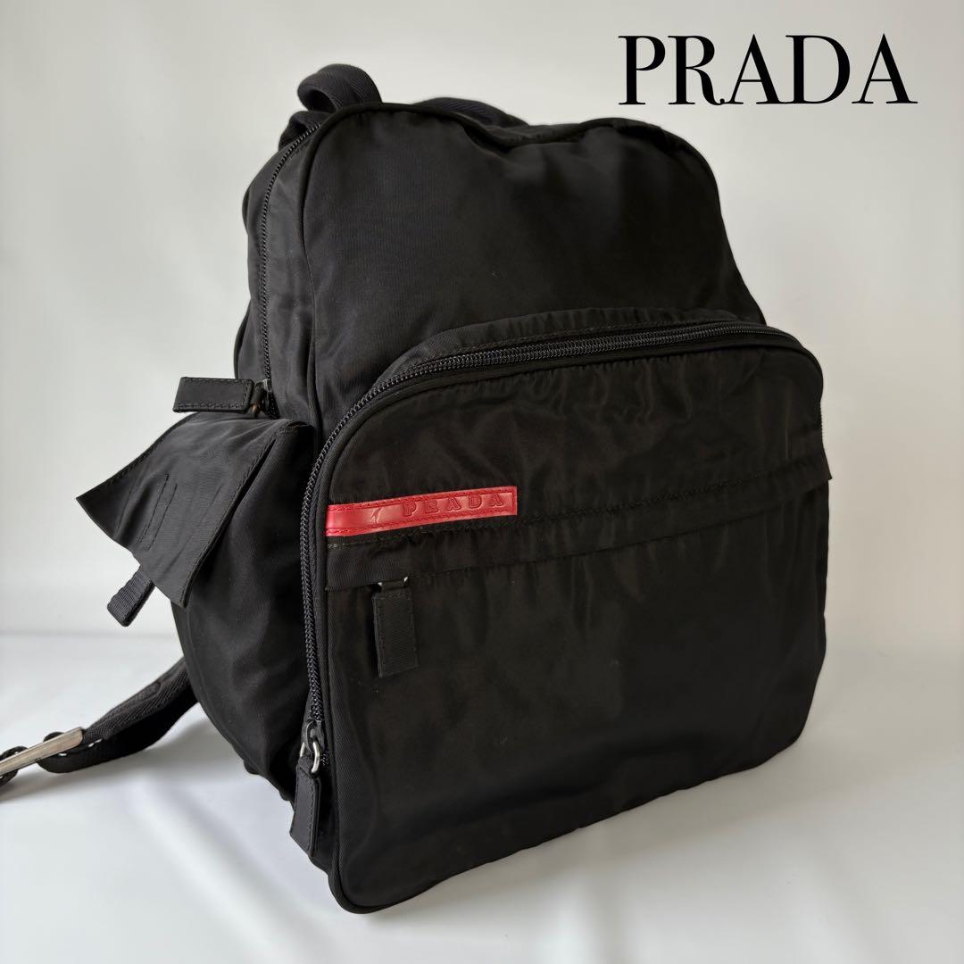 プラダ プラダスポーツ バックパック リュック　ナイロン NERO 黒