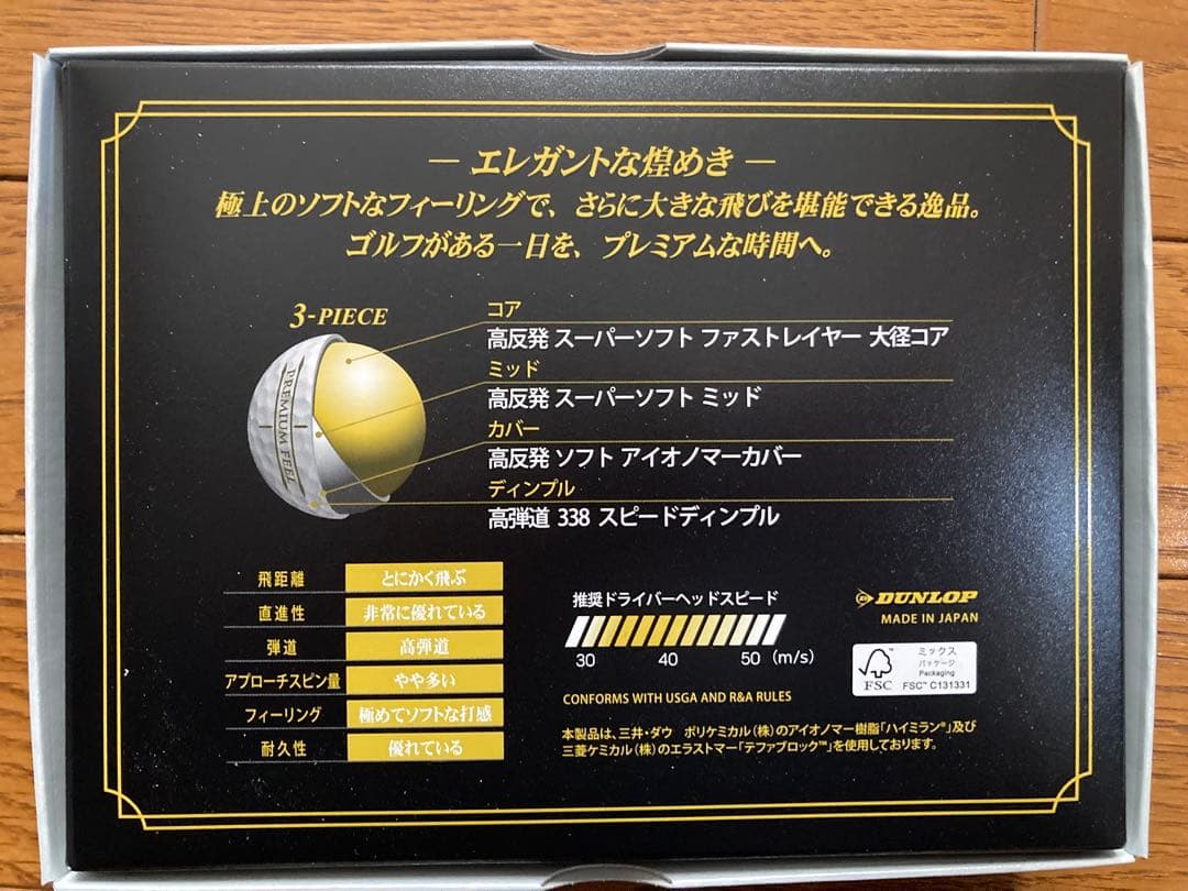 XXIO プレミアム ゴルフボール 新品2ダース