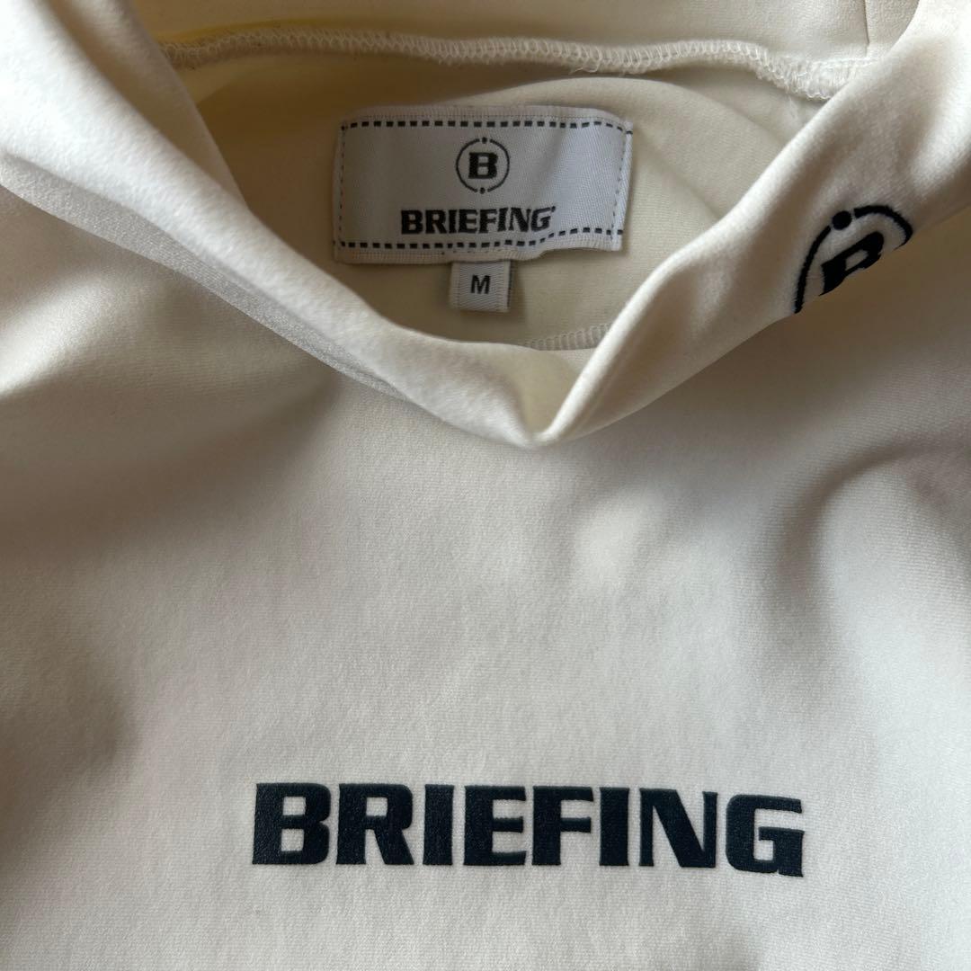 サイズMブリーフィング ゴルフ長袖モックネックシャツ