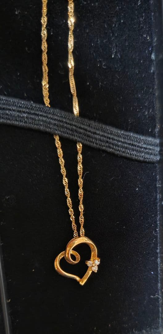 ハート18金ネックレス k18