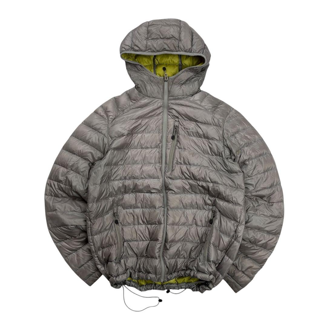 ジャケット・アウター L.L.Bean puffer hoodie gray