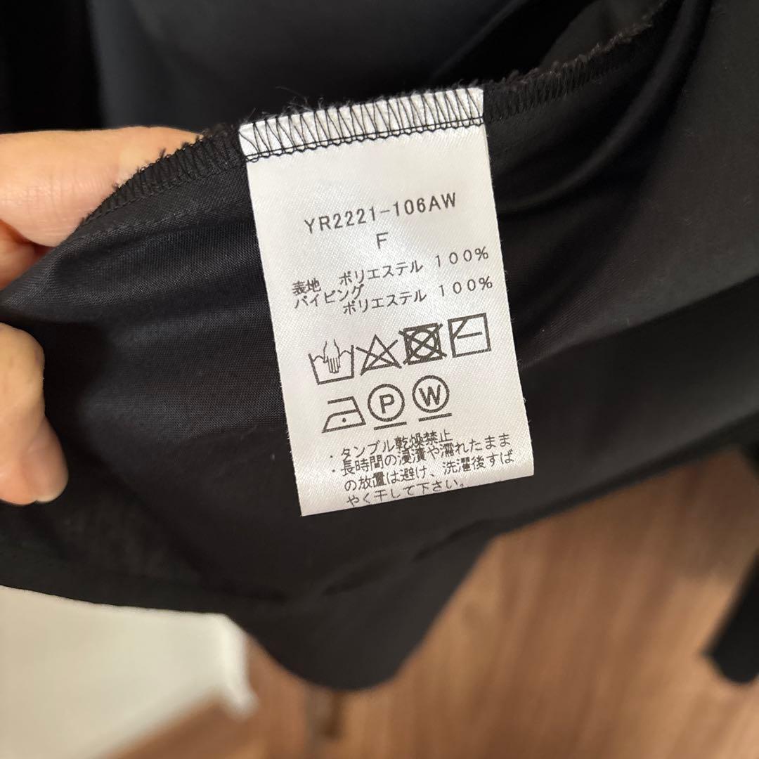 ヨリ yori スカラップカットワークブラウス