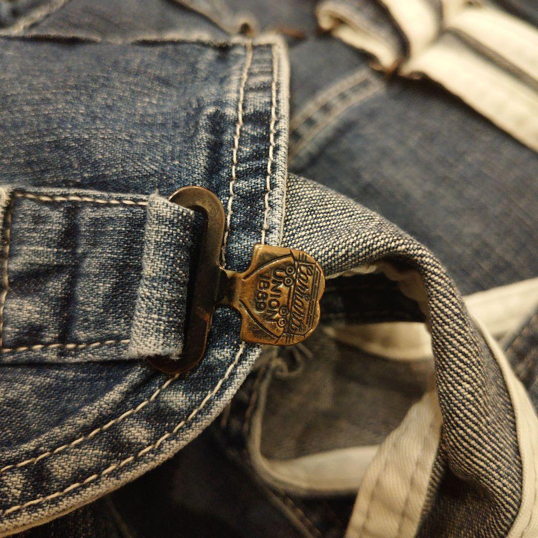 ぱ*ち様 カーハート　ハートタグ　復刻　デニム　オーバーオール