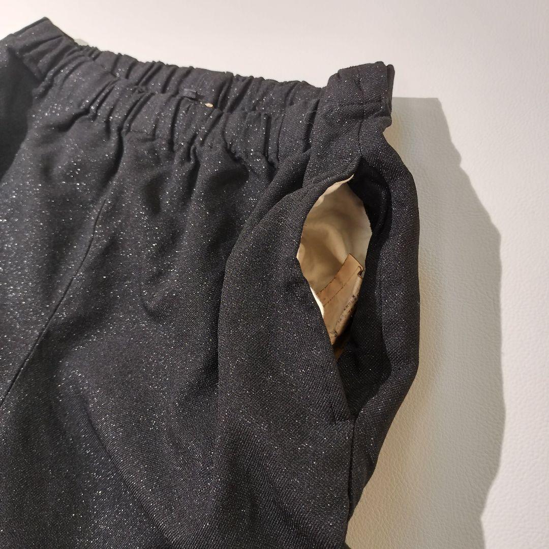 2021 COMME des GARCONS コムデギャルソン ラメ パンツ 黒