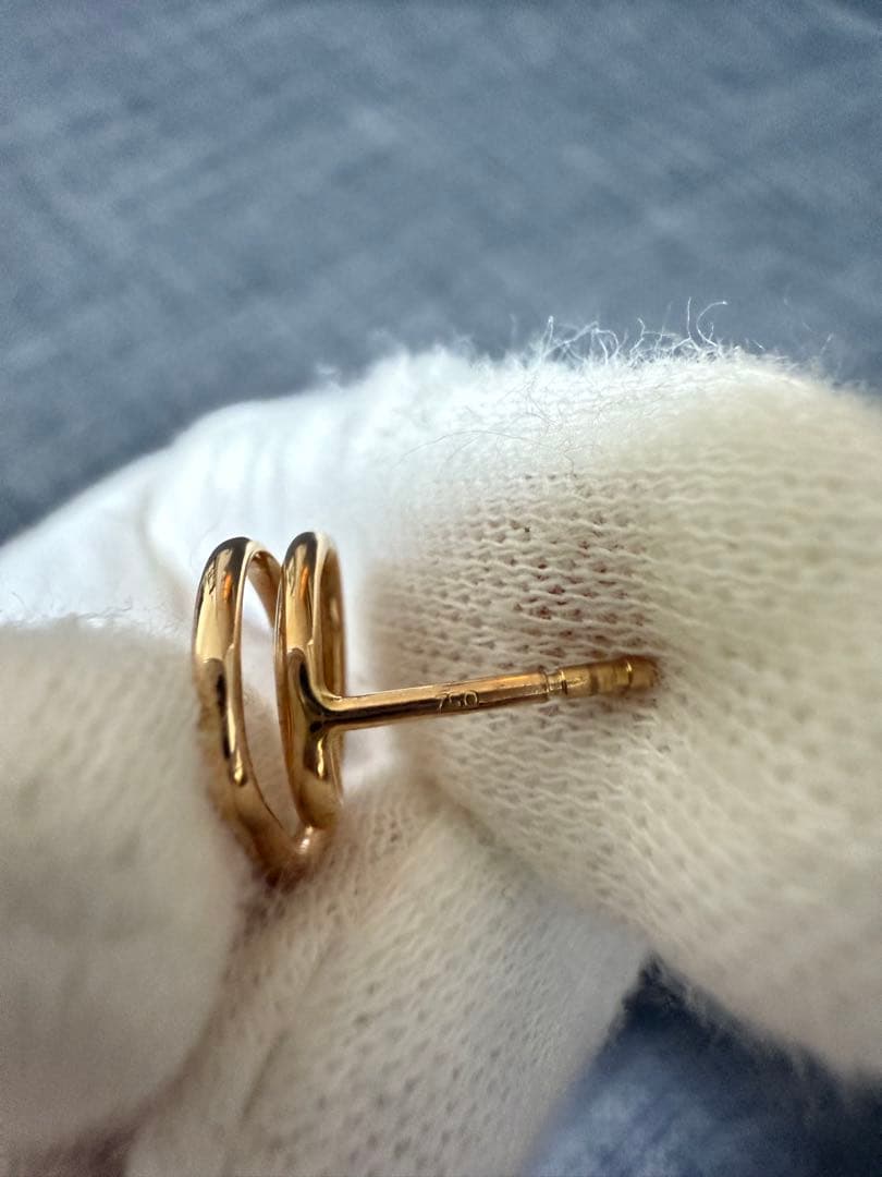 エルメス ヴェルティージュ クール TPM ピアス イヤリング【中古】 片耳