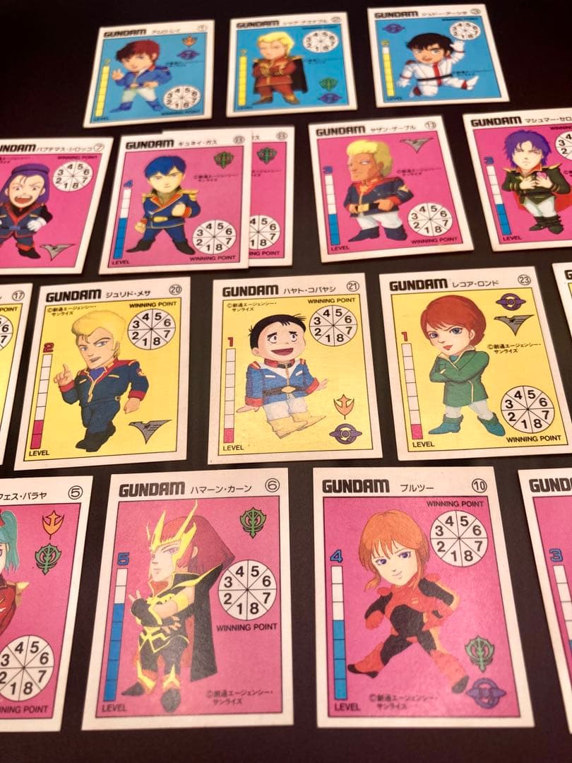 森永 SDガンダム パワーアップシステム 付属ミニカード 17枚