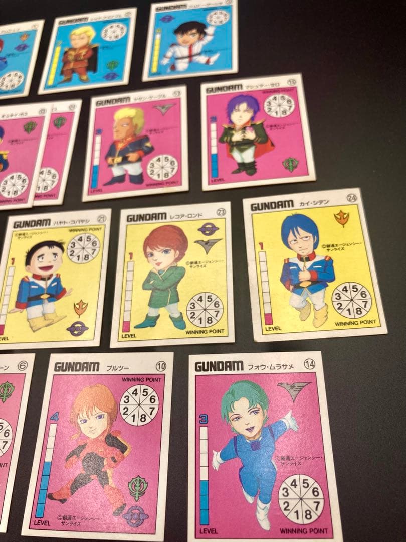 森永 SDガンダム パワーアップシステム 付属ミニカード 17枚