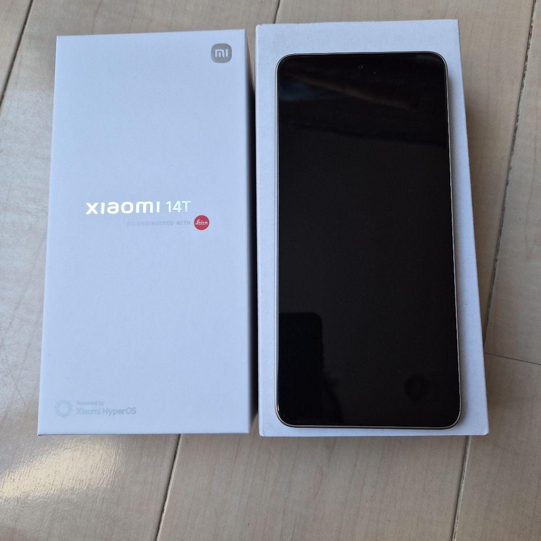美品　Xiaomi 14T XIG07SHA チタングレー 12GB/256GB