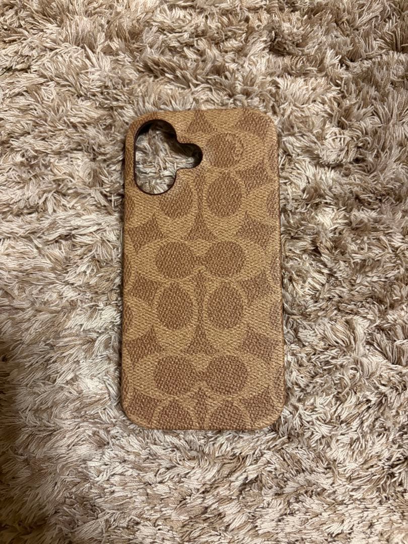 【COACH】コーチ シグネチャー iPhone17 ケース ブラウン 他1点