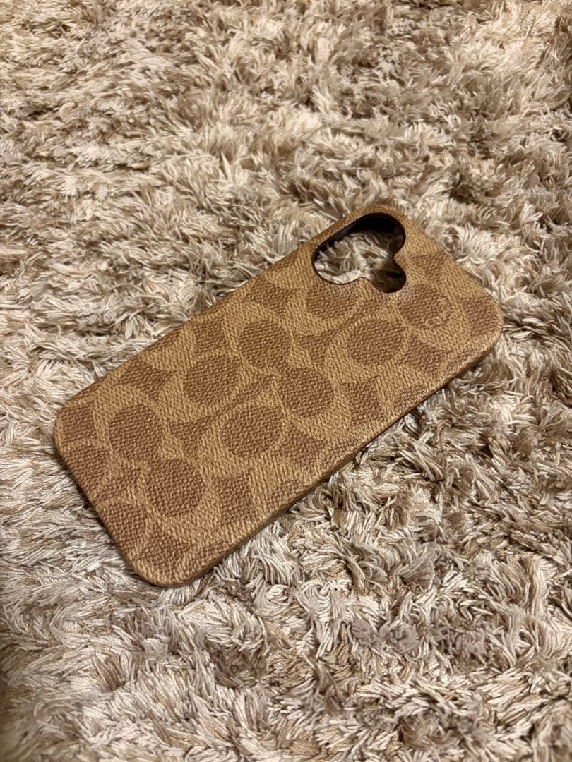 【COACH】コーチ シグネチャー iPhone17 ケース ブラウン 他1点
