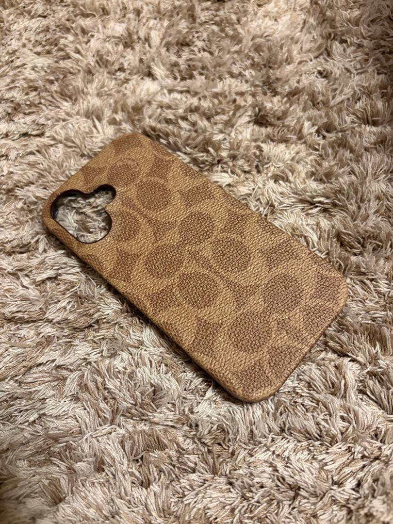 【COACH】コーチ シグネチャー iPhone17 ケース ブラウン 他1点