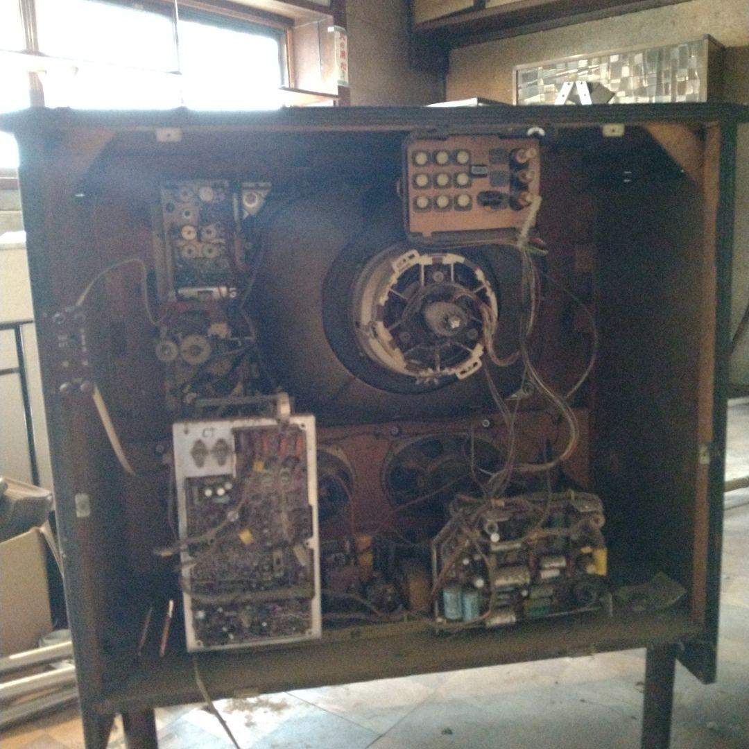 テレビ 昭和 昭和レトロ ジャンク品 日立 18インチ位