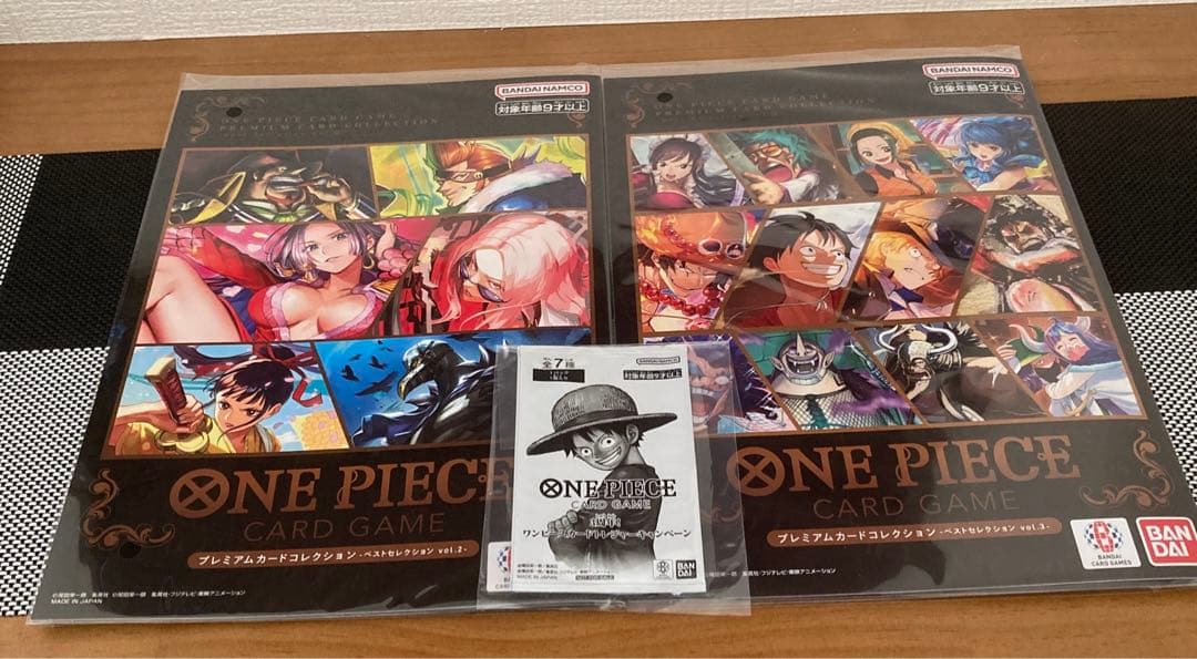 ワンピースカード　プレミアムカードコレクションベストセレクション2種セット