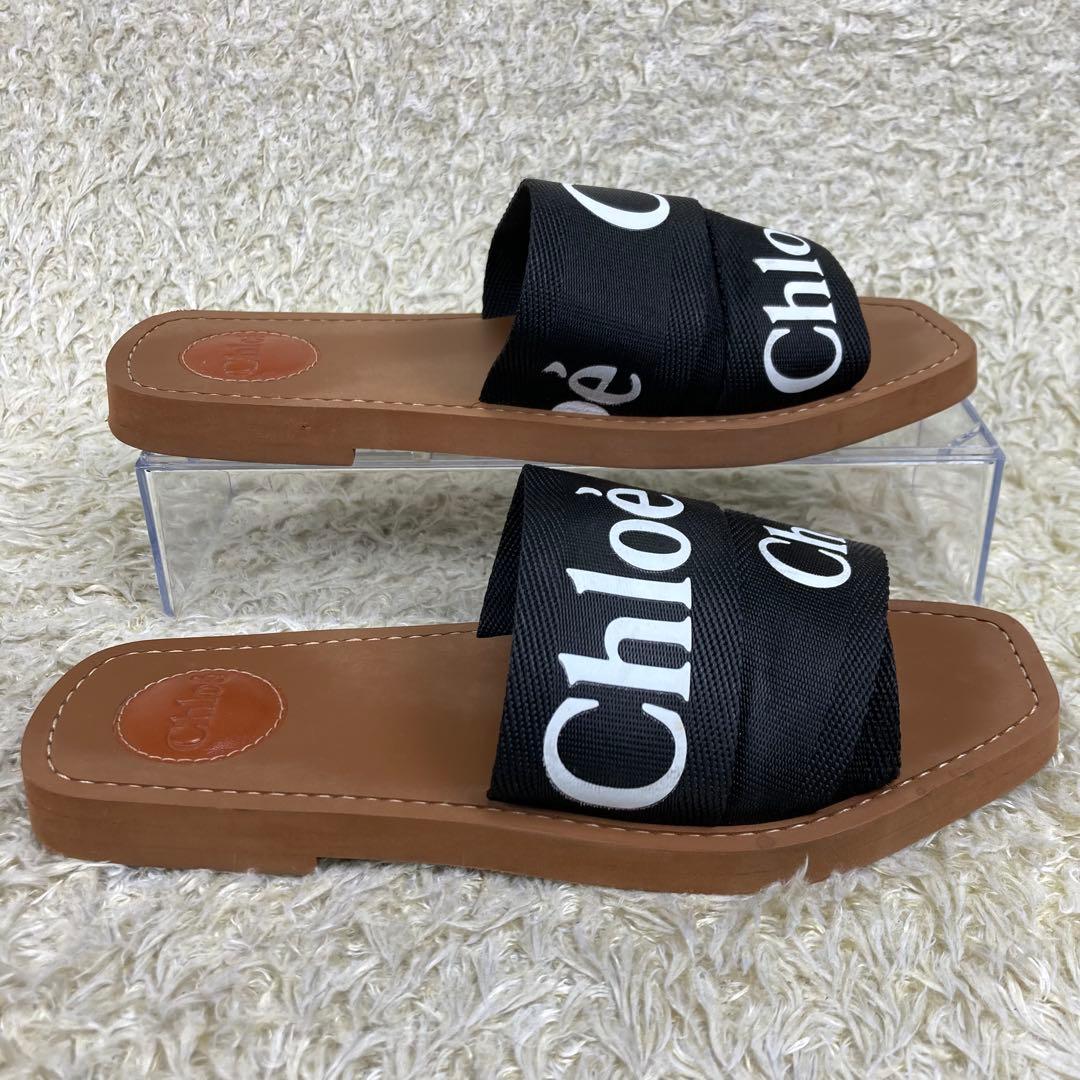 『美品』Chloe クロエ Woody フラットミュール　サンダル スリッポン