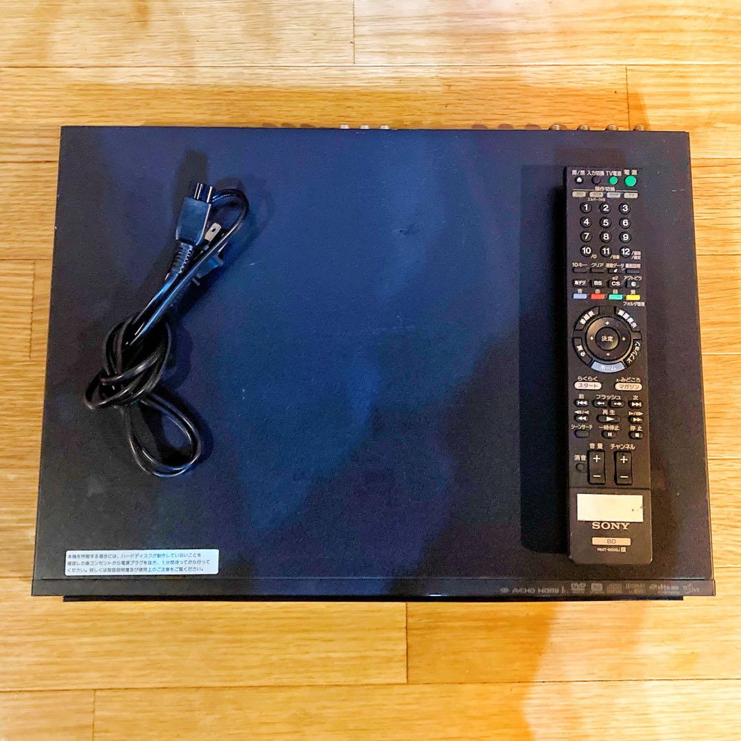SONY ソニー　ブルーレイレコーダー HDD 1TB 2番組同時録画
