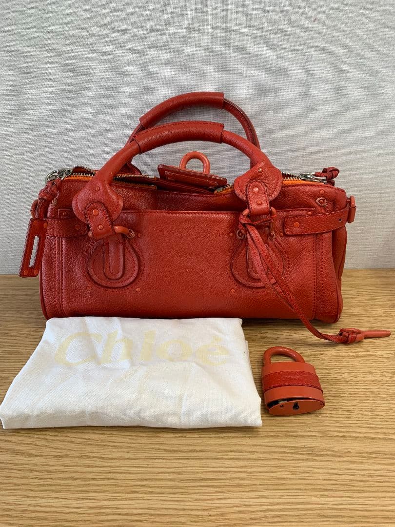 クロエ　パディントン　レッド