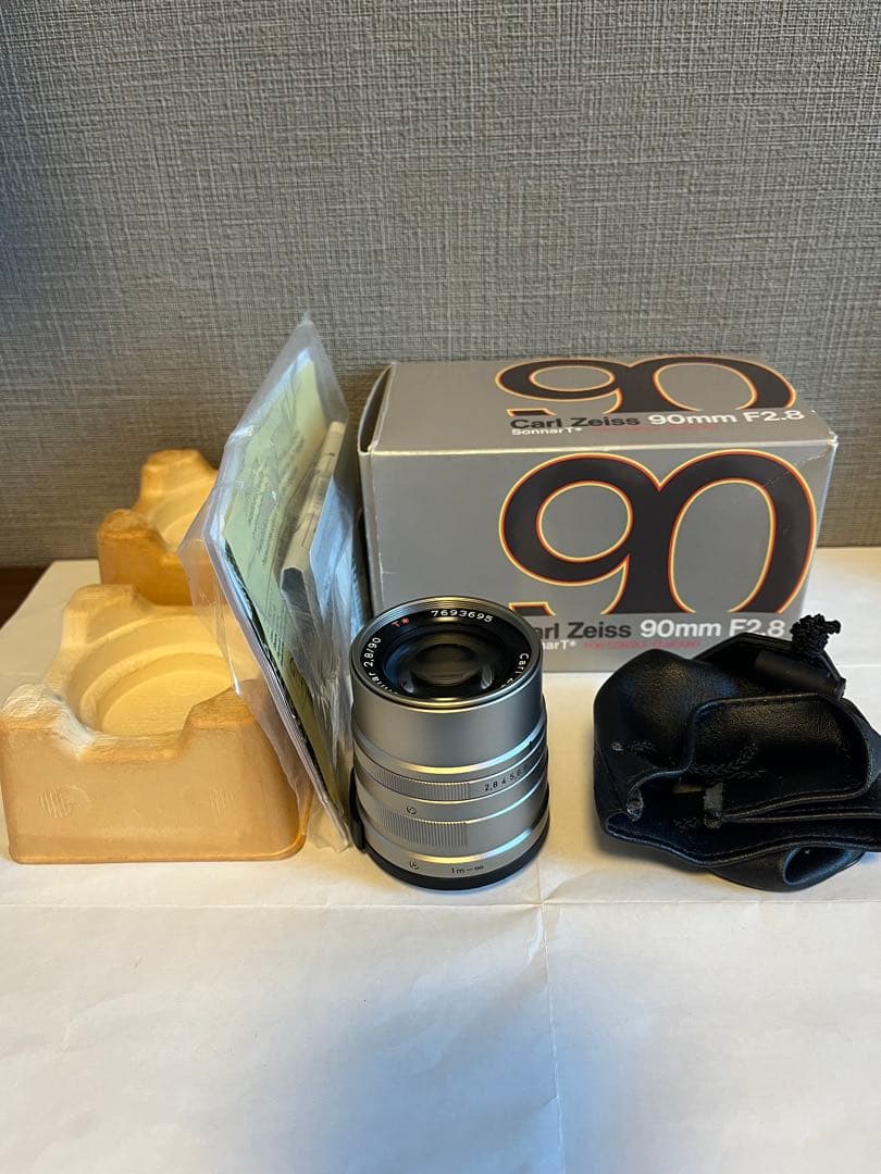 箱付き 美品【動作確認済】Contax Carl Zeiss 90mm F2.8