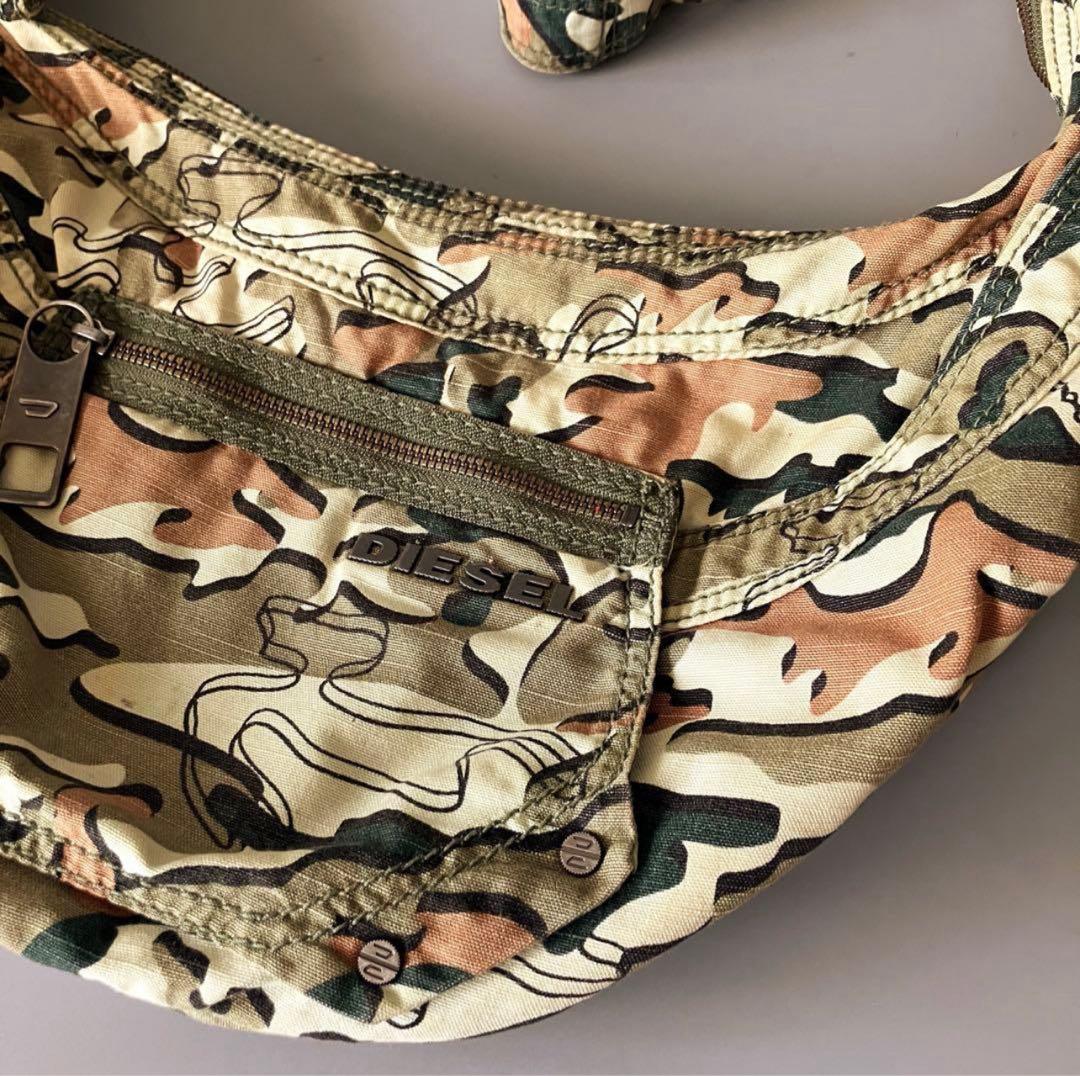 00s archive DIESEL ショルダーバッグ/y2k/カモフラ