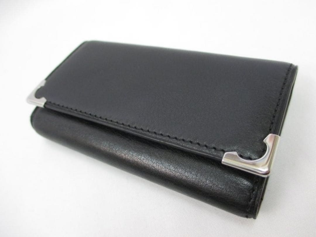新品・未使用品 カルティエ ４連キーケース 黒 ブラック Cartier 本物