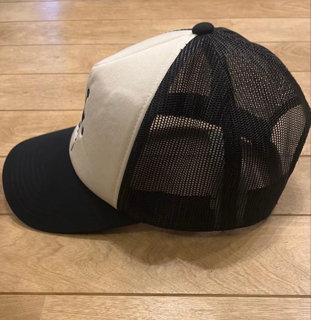 Stussy トラッカーキャップ ホワイト/ブラック 正規品