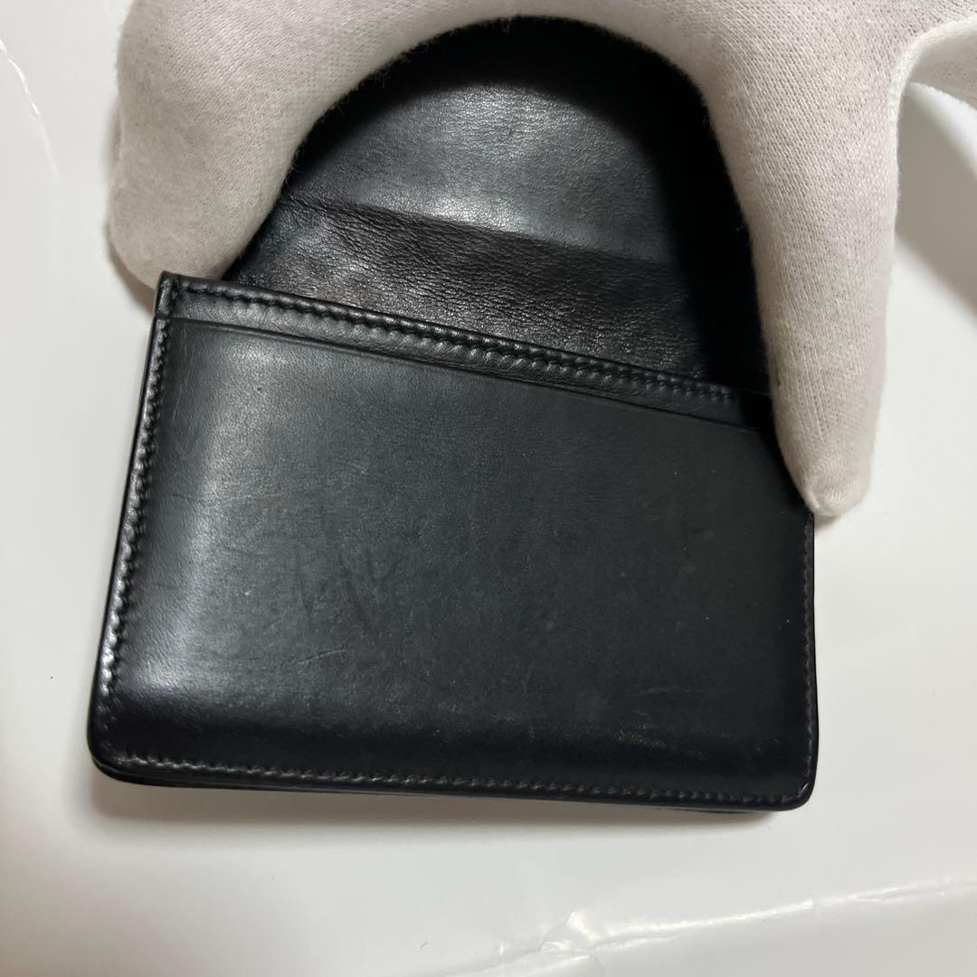 BOTTEGA VENETA ブラック レザー 名刺入れ