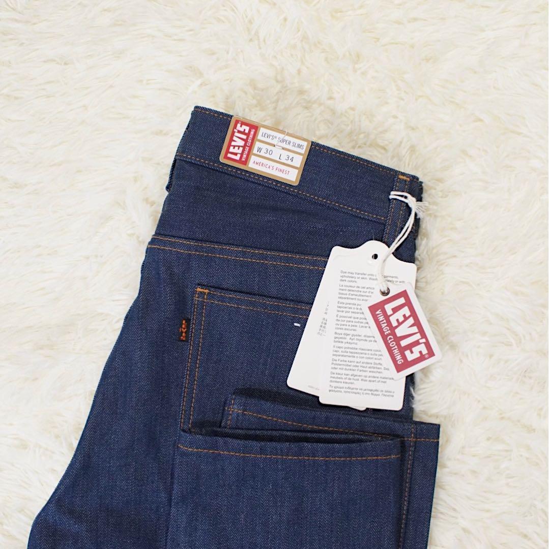 1965年 未使用 《リーバイス》606(W30)LVC 黒タブ スリムフィット