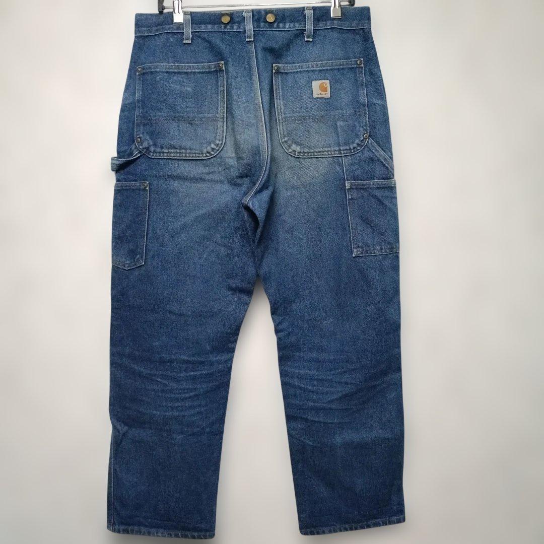 【希少】Carhartt ダブルニー デニム B07 サイズ 34×30 廃盤