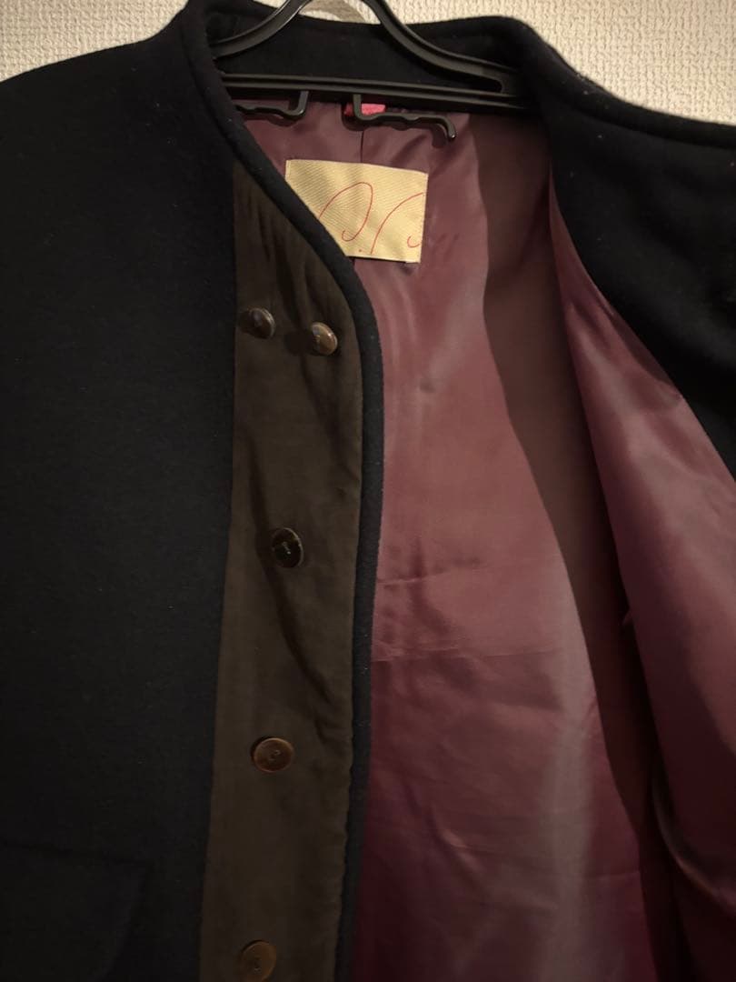 お正月値下げ！パラスパレス　メルトンコート　ショート丈　濃紺⭐︎