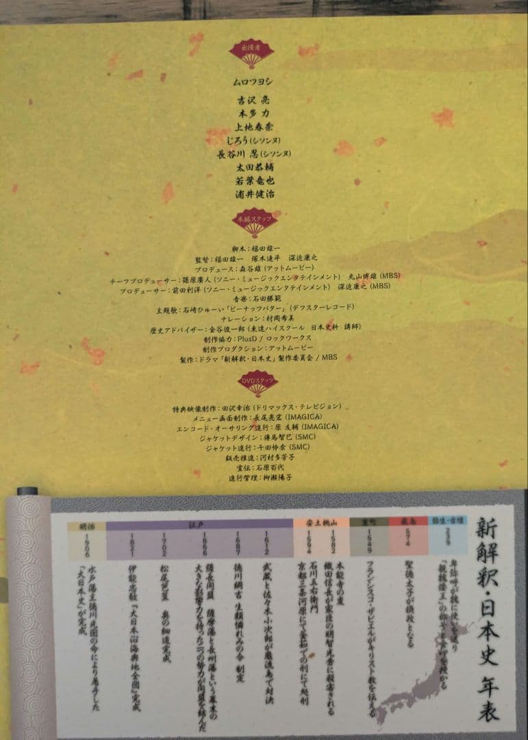 ドラマ新解釈日本史 DVD ムロツヨシ