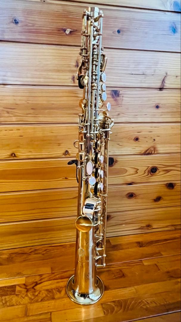 よ*ふ様 ソプラノサックス　ヤナギサワ　エリモナ本体 ゴールド ハードケース付き