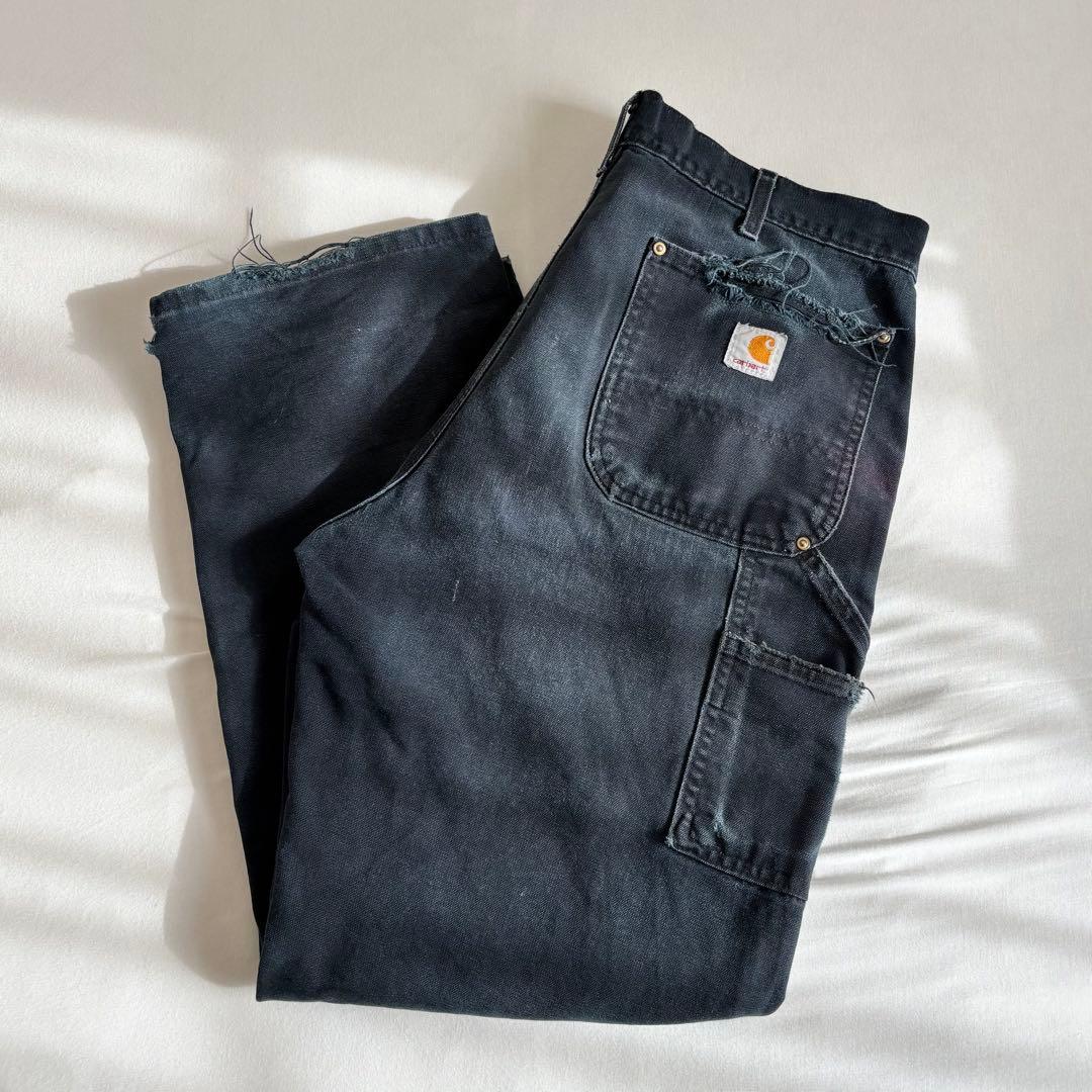 （専用）Carhartt /カーハート USA製 ダブルニー ブラック