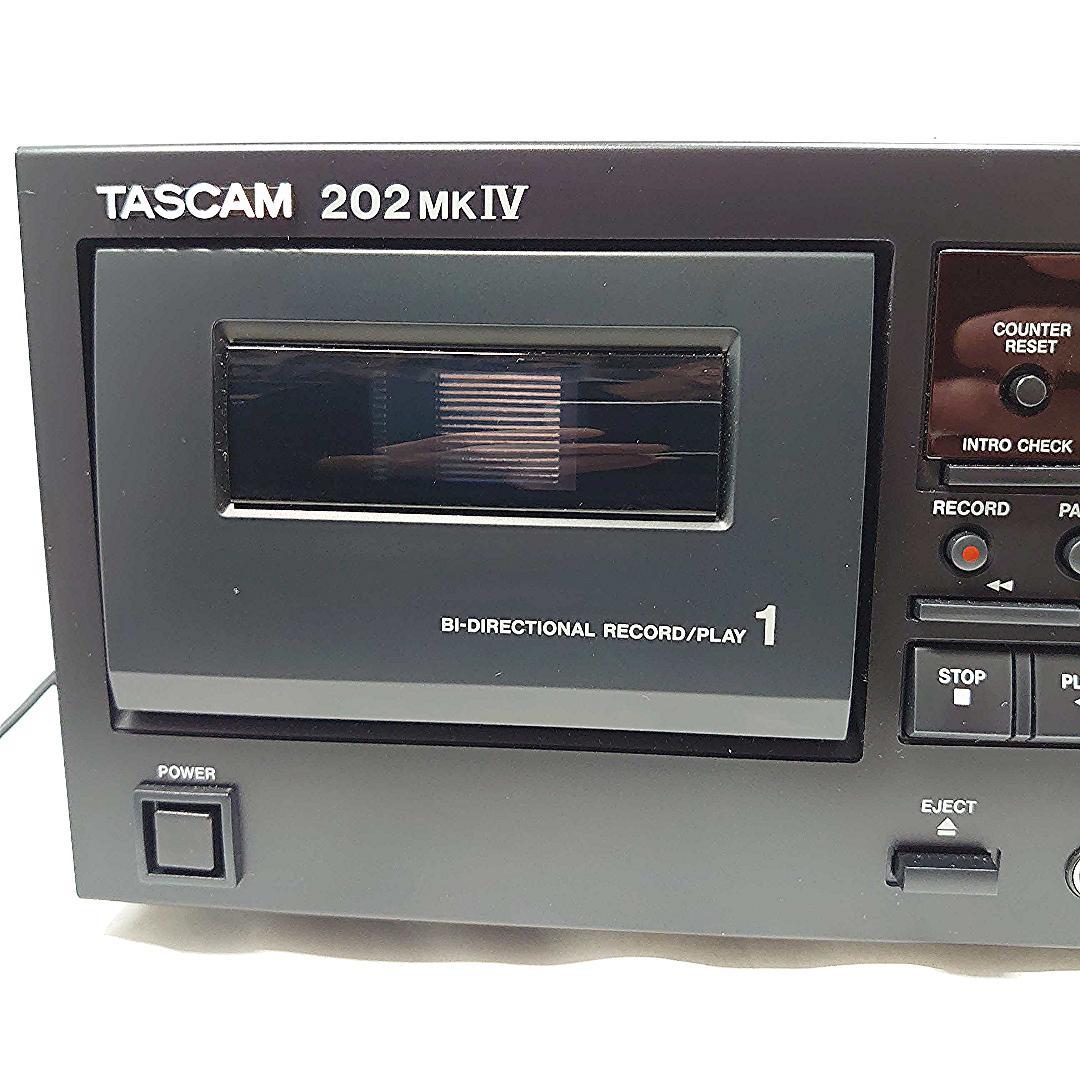 【完動｜美品】 TASCAM 202mkIV｜ダブル・カセットデッキ｜業務用