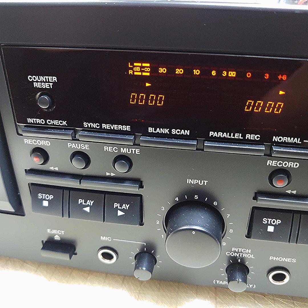 【完動｜美品】 TASCAM 202mkIV｜ダブル・カセットデッキ｜業務用