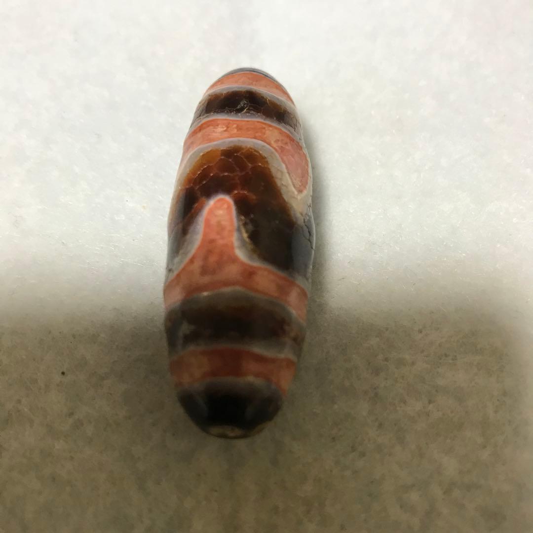 紫*様 超激レア珍品‼︎ 古代龍紋　虎紋天珠　サービス品