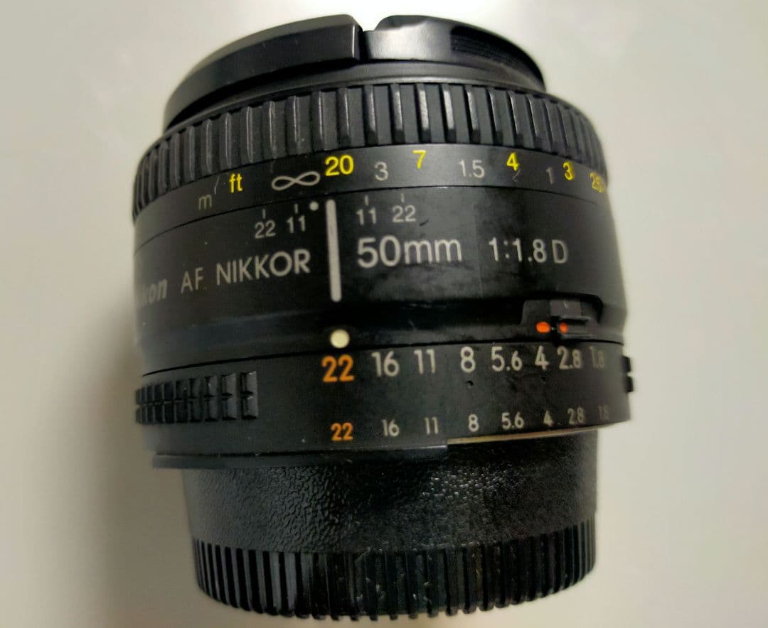 Nikon AF NIKKOR 50mm f/1.8D レンズ