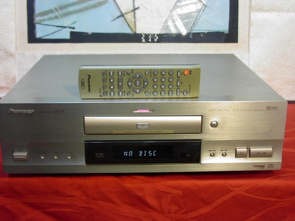 ★パイオニア DVDビデオ/CDプレーヤー「DV-S5」動作良好。