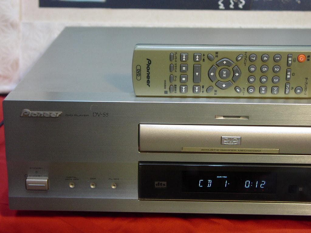 ★パイオニア DVDビデオ/CDプレーヤー「DV-S5」動作良好。