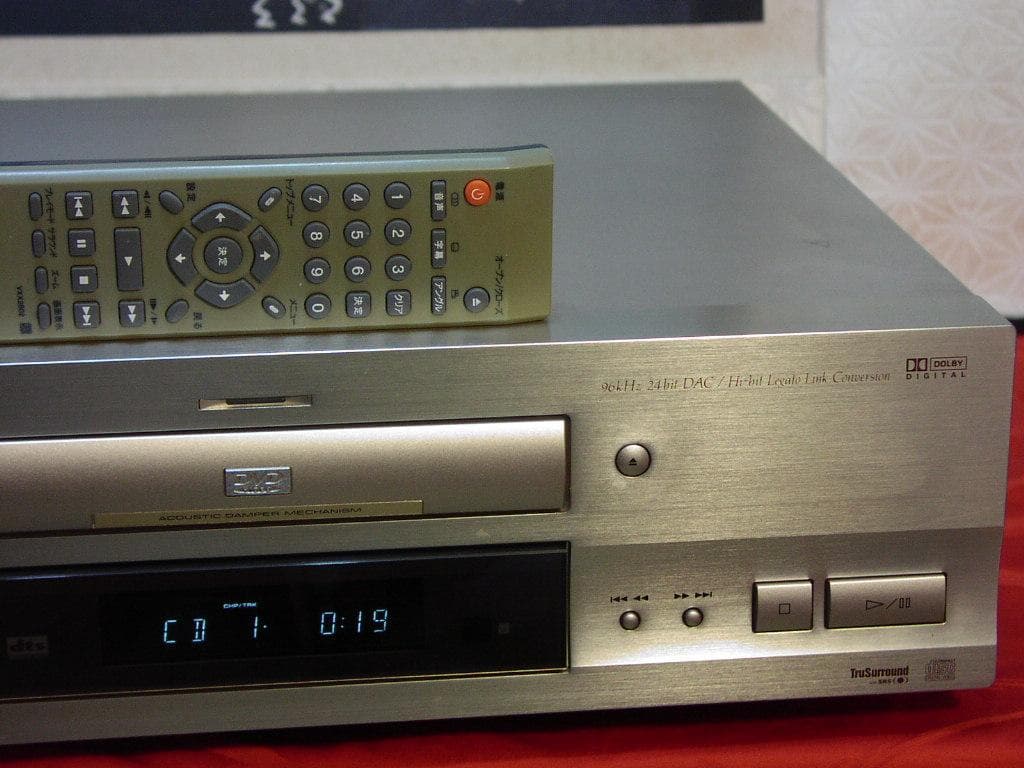 ★パイオニア DVDビデオ/CDプレーヤー「DV-S5」動作良好。