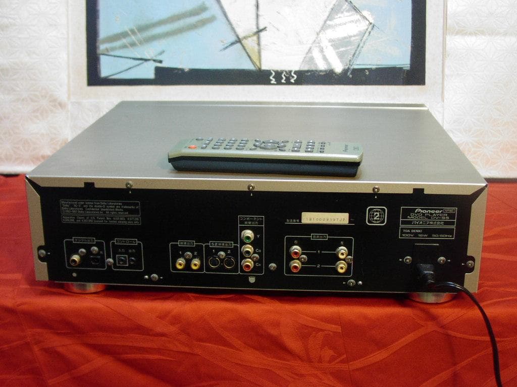 ★パイオニア DVDビデオ/CDプレーヤー「DV-S5」動作良好。