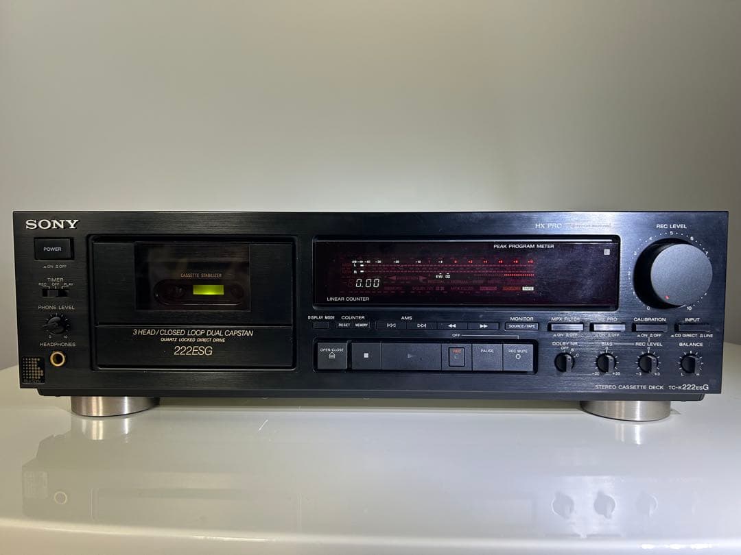 SONY TC-K222ESG カセットデッキ ＊ジャンク