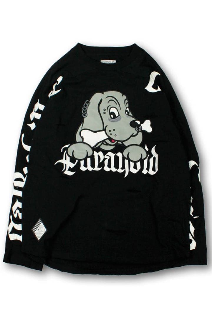 GALFY ガルフィー 病みに染まりしロンT BLACK 大型犬