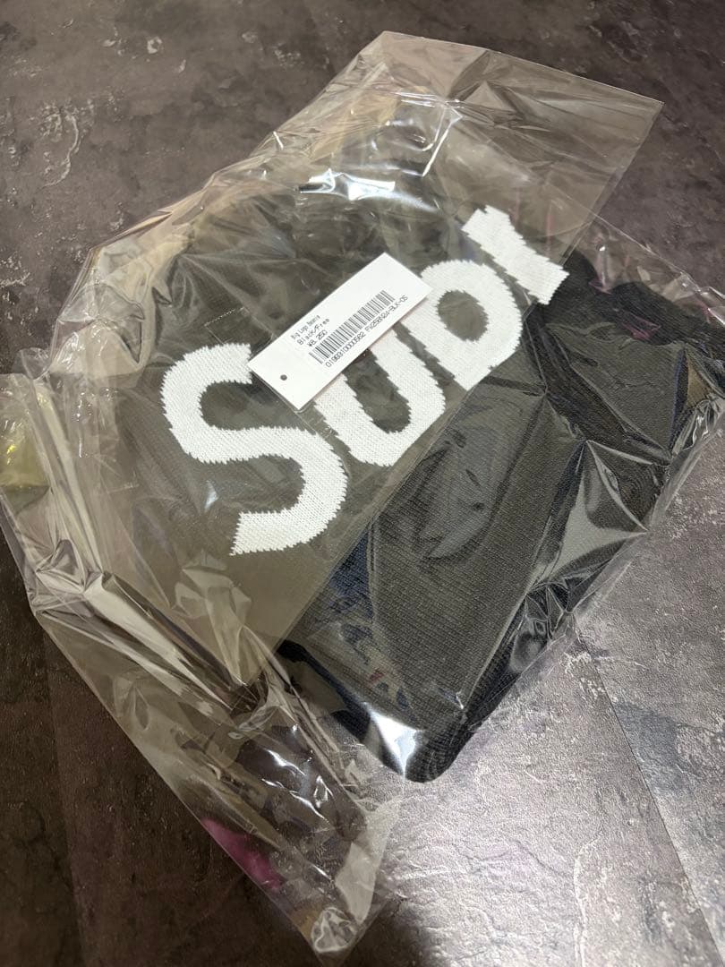 【定価以下！】Supreme Big logo Beanie Boxlogo